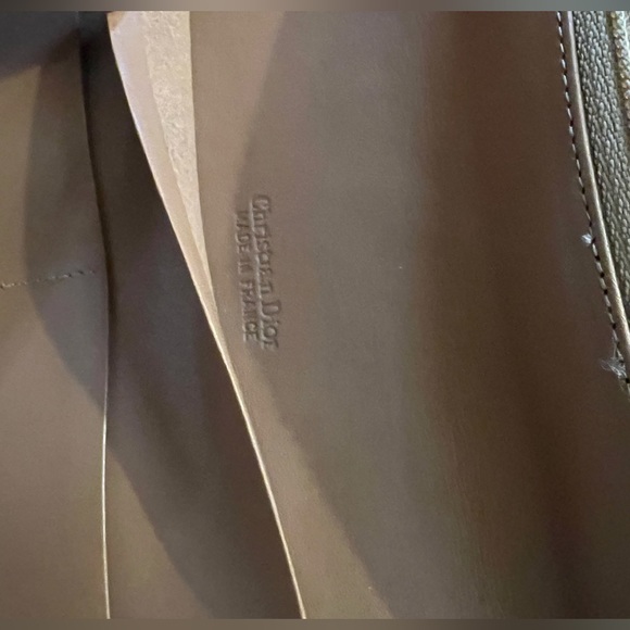 CHRISTIAN DIOR VTG Honeycomb Logo Monogram Frame Kisslock - Picture 4 of 6